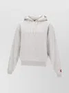 The North Face Hooded Sweatshirt With Drawstring And Ribbed Finish In Gray