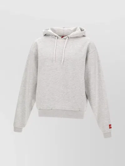 THE NORTH FACE HOODED SWEATSHIRT WITH DRAWSTRING AND RIBBED FINISH