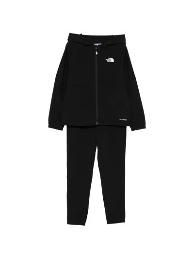 The North Face Kids' Hooded Tracksuit In Black