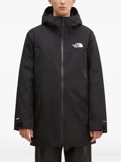 The North Face Hooded Zip Jacket In Black