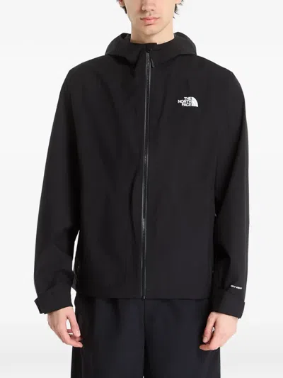 The North Face Hooded Zip Jacket In Black