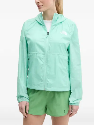 The North Face Hooded Zip Jacket In Green