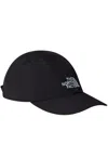 The North Face Black Baseball Cap With Logo Print On The Front In Tech Fabric Man In Black