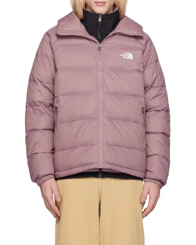The North Face Pink Hydrenalite Down Jacket In Fawn Grey
