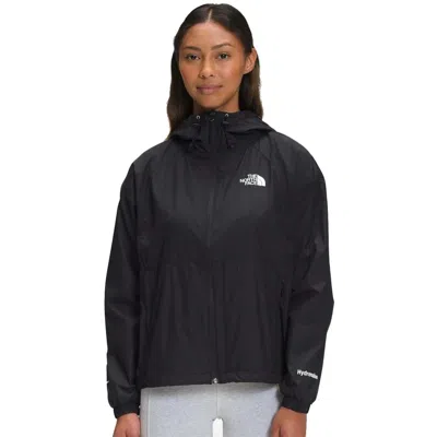 The North Face Hydrenaline Jacket Womens Black Hooded Long Sleeve Frog170 In Brown