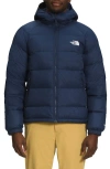 The North Face Hydrenalite 550 Fill Power Down Hooded Jacket In Blue