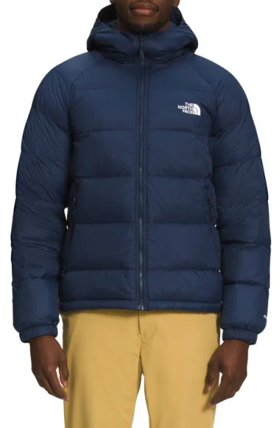 The North Face Hydrenalite 550 Fill Power Down Hooded Jacket In Blue