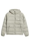 The North Face Hydrenalite Down Hooded Jacket In Clay Grey