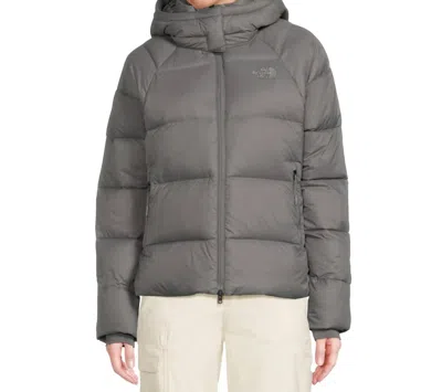 The North Face Hydrenalite City Down Hooded Jacket In Smoked Pearl In Gray