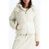 The North Face Hydrenalite City Down Hooded Parka In Gold
