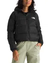 The North Face Hydrenalite Down Hoodie In Animal Print