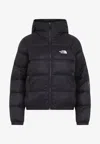 The North Face Thermal-insulated Channel Quilted Hooded Puffer Jacket In Black