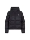 The North Face Thermal-insulated Channel Quilted Hooded Puffer Jacket In Black