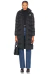 The North Face Nuptse Hooded Puffer Coat In Tnf Black