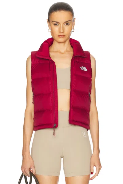 The North Face Hydrenalite Down Vest In Beetroot