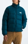 The North Face Hydrenalite Water Repellent 600 Fill Power Down Jacket In Midnight Petrol