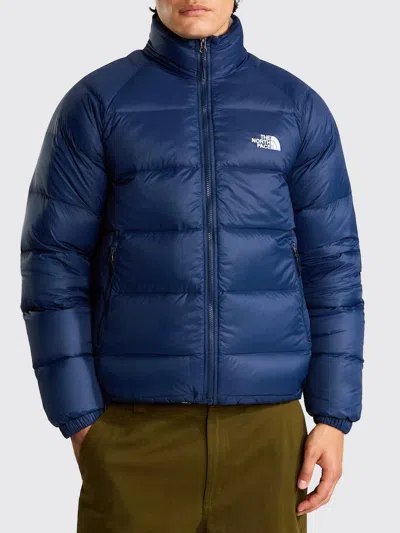 The North Face Hydrenalite Water-repellent Nylon High-neck Down Jacket In Blue
