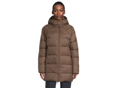 The North Face Hydrenalitetm City Down Hooded Parka In Brown
