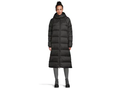 The North Face Hydrenalitetm City Long Down Hooded Parka In Black