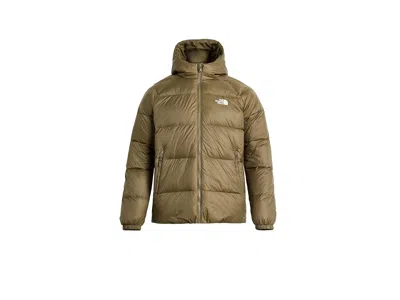 The North Face Hydrenalitetm Down Hooded Jacket (little Kid/big Kid) Boy's Coat Caraway Seed: Xl (14-16 Big Kid), P In Green