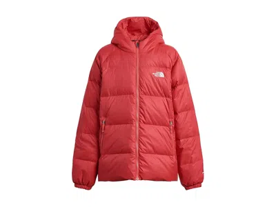 The North Face Hydrenalitetm Down Hooded Jacket (little Kid/big Kid) Boy's Coat Elevation Red: Md (10 Big Kid), Pol