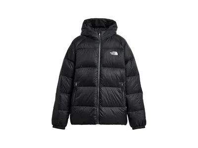 The North Face Hydrenalitetm Down Hooded Jacket (little Kid/big Kid) Boy's Coat Tnf Black: Md (10 Big Kid), Polyest