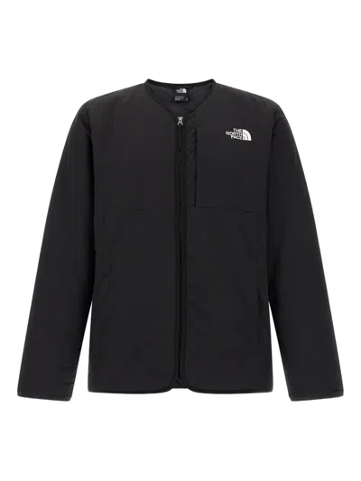 The North Face Lightweight Quilted Long Sleeve Jacket In Black