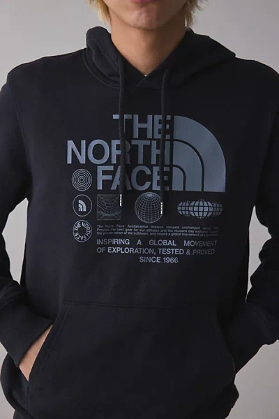 The North Face Immersed Outdoors Half Dome Hoodie Sweatshirt In Black, Men's At Urban Outfitters In Black