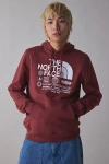 The North Face Men's Immersed Outdoors Half Dome Graphic Hoodie In Sumac