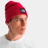 The North Face Inc Big Box Beanie Hat In Tnf Red