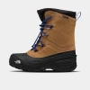 The North Face Inc Big Kids' Alpenglow V Winter Boots In Utility Brown/tnf Blue