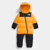 The North Face Babies'  Inc Infant 1996 Retro Nuptse One-piece In Summit Gold