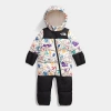 The North Face Inc Infant 1996 Retro Nuptse One-piece In White Dune