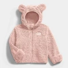 The North Face Baby Girls Baby Bear Full-zip Hoodie In Pink Moss