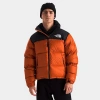 The North Face Brown & Black 1996 Retro Nuptse Down Jacket In Earthen Copper/tnf Black