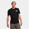 The North Face Cotton T-shirt In Tnf Black/tnf Black Half Dome Outline Print