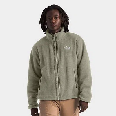 The North Face Inc Men's Fleeski Full-zip Jacket In Clay Grey