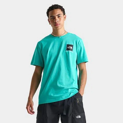 The North Face Inc Men's Nse Box Logo T-shirt Size Large Cotton In Green