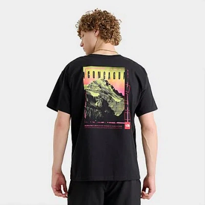 The North Face Inc Men's Red Box Aconcagua T-shirt In Black