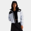 The North Face Inc Women's 1996 Retro Nuptse Jacket In Dusty Periwinkle/black