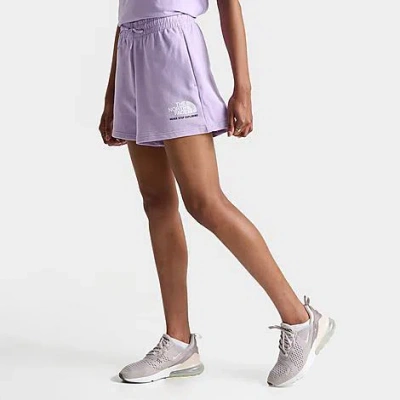 The North Face Inc Women's Fleece Shorts In Lilac