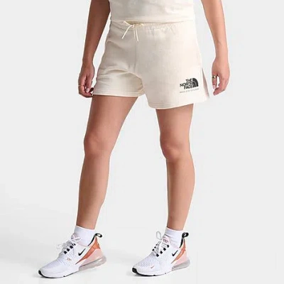 The North Face Inc Women's Fleece Shorts In Off White