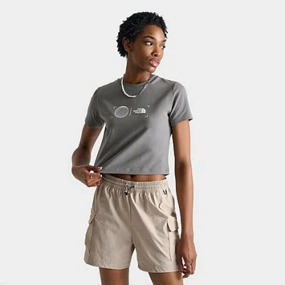 The North Face Inc Women's Globe Slim T-shirt In Smoked Pearl