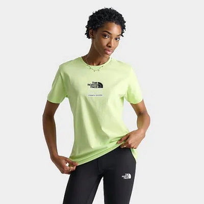 The North Face Inc Women's Notes Boyfriend T-shirt In Lime