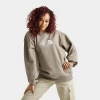 The North Face Inc Women's Oversized Crewneck Sweatshirt In Cavern Grey