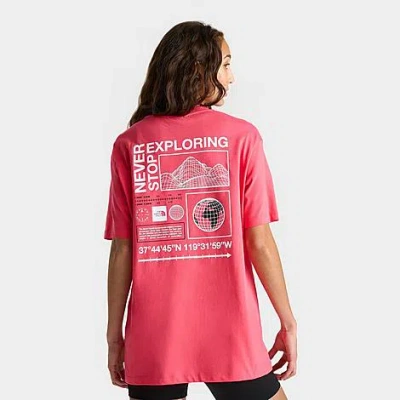 The North Face Inc Women's Oversized Energy T-shirt In Pink