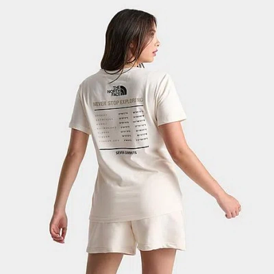 The North Face Inc Women's Summit Bf T-shirt In Off White