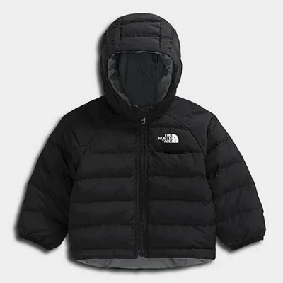 The North Face Babies' Infant Reversible Perrito Hooded Jacket In Black
