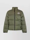The North Face Insulated Jackets With Adjustable Cuffs And High Collar In Green