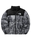The North Face Mens 1996 Retro Nuptse High-neck Shell-down Jacket Black